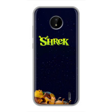 Чехол с мультфильмом Шрек на Nokia C10 – Шрек лого