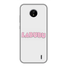 Чехол с Лабубу на Nokia C10 (Лого Лабубу)