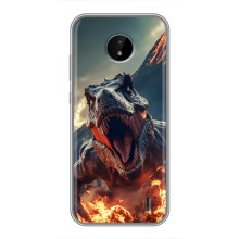 Чехол с картинкой «Хищники» для Nokia C10 – Динозавр