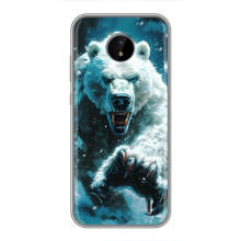Чехол с картинкой «Хищники» для Nokia C10 – Медведь