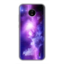 Космические Чехлы для Нокиа С10 (VPrint) (Галактика)