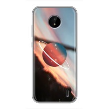 Космические Чехлы для Нокиа С10 (VPrint) (Сатурн)