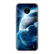 Космические Чехлы для Нокиа С10 (VPrint) (Земля с космоса)