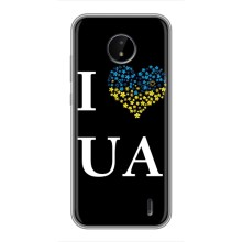 Силиконовый Чехол на Nokia C10 (Я-Украина) (I Love UA)