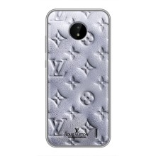 Текстурний Чохол Louis Vuitton для Нокіа С10 (Білий ЛВ)