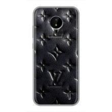 Текстурный Чехол Louis Vuitton для Нокиа С10 (Черный ЛВ)