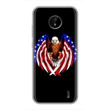 Чохол Прапор USA для Nokia C20 Plus (Крила США)