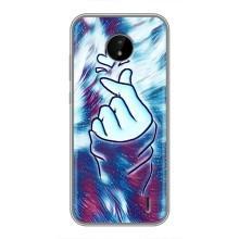 Чохол з принтом для Nokia C20 Plus (AlphaPrint - Знак сердечка)