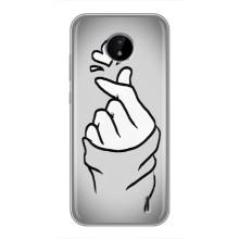 Чохол з принтом для Nokia C20 Plus (AlphaPrint - Знак сердечка)