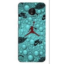 Силиконовый Чехол Nike Air Jordan на Нокиа С20 Плюс – Джордан Найк