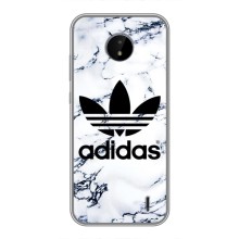 Чехлы Адидас для Nokia C20 (AlphaPrint) (Адидас на мраморе)