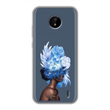 Чехлы (ART) Цветы на Nokia C20 (VPrint) (Цветы на голове)