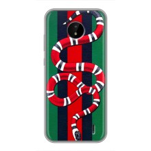 Чехлы ГУЧЧИ для Нокиа С20 (AlphaPrint) (Gucci змия)