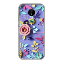 Чехлы с Цветами для Nokia C20 (VPrint) (Цветочный дизайн)