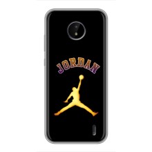 Чехлы для Nokia C20 - с картинкой JORDAN (AlphaPrint) (Jordan Gold)