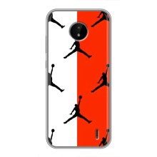 Чехлы для Nokia C20 - с картинкой JORDAN (AlphaPrint) (Лого Джордан)