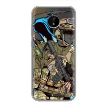 Чехлы с картинкой ЗСУ для Nokia C20 (AlphaPrint) (Воин ВСУ)