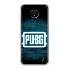 Чехол PUBG для Нокиа С20 (AlphaPrint) (Лого PUBG)