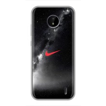 Чехол для Nokia C20 - с принтом Найк (AlphaPrint) (Найк красный)