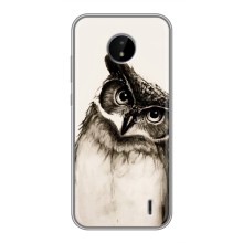 Чехол с птицами на Nokia C20 (VPrint) (Сова)