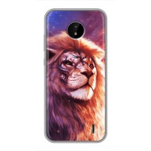 Чехол со Львом для Nokia C20 (VPrint) (Красочный Лев)