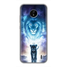 Чехол со Львом для Nokia C20 (VPrint) (Маленький лев)