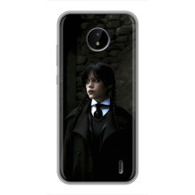 Чехол с дизайном Венздей 2 на Nokia C20 – Уэнсдей в костюме