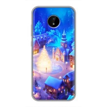 Рождественские Чехлы для Nokia C20 (VPrint) (Рождественский город)