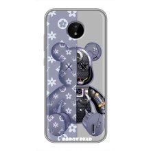 Силиконовый чехол для Nokia C20 (Медведь Louis Vuitton)