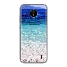 Силиконовый чехол с КАРТИНКАМИ лето для Nokia C20 (AlphaPrint) (Море)