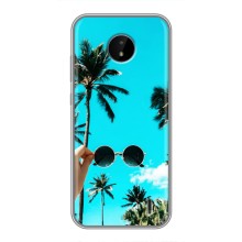 Силиконовый чехол с КАРТИНКАМИ лето для Nokia C20 (AlphaPrint) (Взгляд лето)