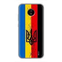 Украинские Чехлы для Nokia C20 с картинкой УПА (AlphaPrint) (Флаг УПА)