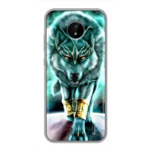 Защитные чехлы для Нокиа С20 (AlphaPrint) (ХИТ продаж) ВОЛК (Яркий волк)