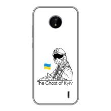 Защитные чехлы (Призрак Киева) для Nokia C20 (AlphaPrint) (Летчик Киева)