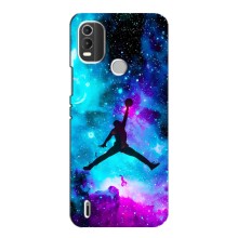Чехлы для Nokia C21 Plus - с картинкой JORDAN (AlphaPrint) (Яркий Джордан)