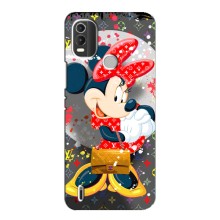 Чехол Disney Mouse Nokia C21 Plus (PREMIUMPrint) (Minni с бантиком)