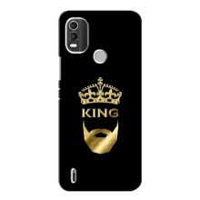 Чехол (Корона на чёрном фоне) для Нокиа С21 Плюс – KING
