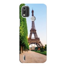 Чохол Ейфелева Вежа Nokia C21 Plus - (AlphaPrint) (Дорога до Парижу)