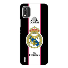 Чехол для Nokia C21 Plus с принтом – Лого Real Madrid