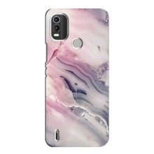 Мраморний чехол на Nokia C21 Plus (VPrint) (Пурпурний Мрамор)