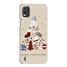 Різдвяні Чохли для Nokia C21 Plus (VPrint) (Merry Christmas)