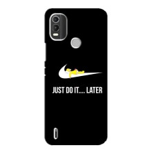 Силиконовый Чехол на Nokia C21 Plus с картинкой Nike – Later