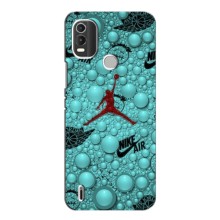 Силиконовый Чехол Nike Air Jordan на Нокиа С21 Плюс – Джордан Найк