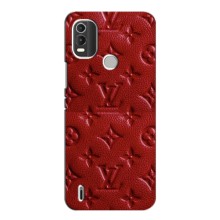 Текстурный Чехол Louis Vuitton для Нокиа С21 Плюс – Красный ЛВ