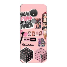 Чехлы с картинкой для Nokia C21 (BLACK PINK коллаж)