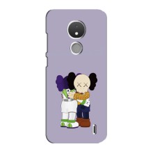 Чехлы для Nokia C21 - Bearbrick Louis Vuitton (PREMIUMPrint) (Дружба Беарбрик)