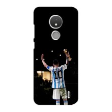 Чехлы Лео Месси Аргентина для Nokia C21 (Лео Чемпион)