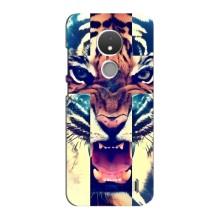 Чохли з зображенням різних тварин на Nokia C21 (Яскравий Тигр)