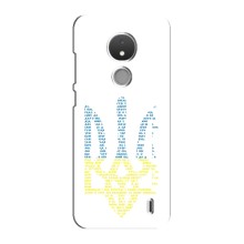 Чохли для Nokia C21 Укр. Символіка (AlphaPrint) (Герб з букв)