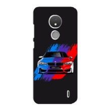 Чехол BMW для Нокиа С21 – Цветная БМВ